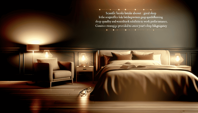 An image illustrating Schlafhygiene Produktivität